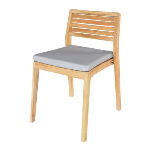 Dřevěné zahradní židle v přírodní barvě v sadě 2 ks Aquariva – Ezeis