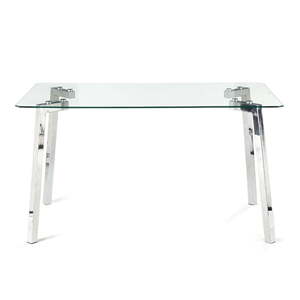 Jídelní stůl se skleněnou deskou 80x140 cm – Tomasucci