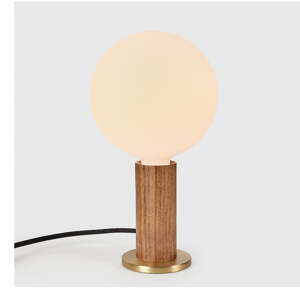 Hnědá stmívatelná stolní lampa (výška 28 cm) Knuckle – tala
