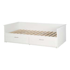 Bílá dětská postel s výsuvným lůžkem a úložným prostorem 90x200 cm Felicia – Roba
