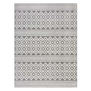 Šedý pratelný koberec z žinylky 80x160 cm Jhansi – Flair Rugs
