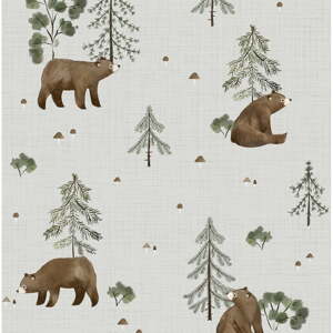 Dětská tapeta 10 m x 50 cm Mountain & Bears – Lilipinso