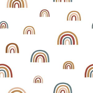 Dětská tapeta 10 m x 50 cm Goodlooking Rainbows – Lilipinso