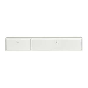 Bílý TV stolek 136x22 cm Mistral – Hammel Furniture