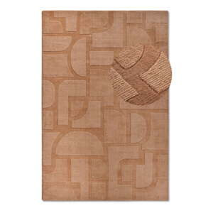 Hnědý ručně tkaný vlněný koberec 190x280 cm Alexis – Villeroy&Boch