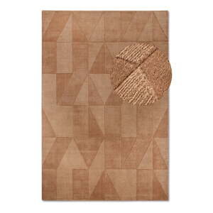 Hnědý ručně tkaný vlněný koberec 80x150 cm Ursule – Villeroy&Boch